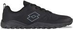Barfu&szlig;schuh LOTTO, Damen, Gr. 37, schwarz (schwarz, grau), Kunstfaser, Synthetik,