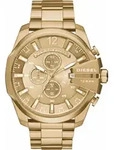 Chronograph DIESEL "MEGA CHIEF", gold (goldfarben), Armbanduhren, Herren,