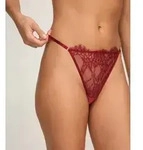 String HUNKEM&Ouml;LLER "Highleg Thong Cecilia", Damen, Gr. XS, rot, 51% Polyamid, 45%
