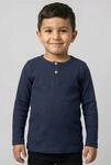 Name It Langarmshirt "NMMKAB LS TOP NOOS" Im Henley-Stil - mit kurzer...