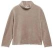 Sweater S.OLIVER, Damen, Gr. 34, beige (taupe), Nicki, Obermaterial: 68% Baumwolle,