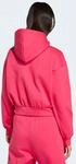 Kapuzensweatshirt ADIDAS SPORTSWEAR "W Z.N.E. CR FZ", Damen, Gr. M, pink (power