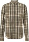 Langarmhemd JOOP JEANS "Hali", Herren, Gr. XXL, N-Gr, braun (lt, pastel gr&uuml;n), Web,