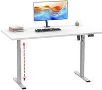 VCM Schreibtisch "Schreibtisch h&ouml;henverstellbar Lona 140x50" 1 Stk. tlg.