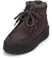 Stiefelette MARC O'POLO "aus weichem Veloursleder", Damen, Gr. 36, Kunstpelz, braun