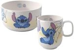 Villeroy & Boch Kindergeschirr-Set "Fr&uuml;hst&uuml;cks-Set Disney Stitch 2er Set bunt"