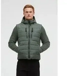 Winterjacke CAMP DAVID, Herren, Gr. S, gr&uuml;n (schwarz forest), Steppware, Material