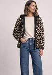 STREET ONE Fellimitatjacke mit Kapuze mit abnehmbarer Kapuze