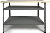 ONDIS24 Werkbank "Werkbank Nobbi Pro 120cm, Dunkelgrau" 1 tlg. tlg. gro&szlig;e, variabel