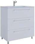 VCM Waschtisch "2-tlg. Waschplatz Waschtisch Badinos 3 Schublade" 2 Stk. tlg.