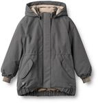 Funktionsjacke WHEAT "Jacket Tove Tech", M&auml;dchen, Gr. 98, grau (9619 schwarz