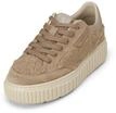 Sneaker MARC O'POLO "aus Teddyfell mit Echtleder-Details", Damen, Gr. 36, Synthetik,