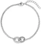 Armband S.OLIVER "Schmuck Geschenk Edelstahl The Daily Spark", silber