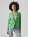 Jerseyblazer VERO MODA "VMJULIA LS BLAZER JRS NOOS", Damen, Gr. 42 (XL), gr&uuml;n