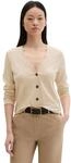 Cardigan MARC O'POLO "aus Baumwolle-Leinen-Mix", Damen, Gr. L, beige (light beige