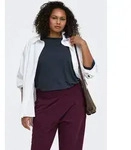 3/4-Arm-Shirt ONLY CARMAKOMA "CARCARLINNE 3/4 BOATNECK TOP JRS", Damen, Gr. M,...