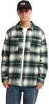 Langarmhemd QUIKSILVER "Glenbrook", Herren, Gr. XXL, gr&uuml;n (forest glenbrook),