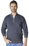 Troyer CASAMODA "CASAMODA Stricktroyer uni", Herren, Gr. XL, blau (saphirblau),...