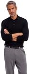 Strickpullover FALKE "Pure Cashmere", Herren, Gr. S, schwarz (schwarz (3000)),