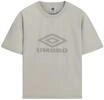 T-Shirt UMBRO "Umbro WASHED BOXY TEE", Herren, Gr. S, beige (pelican, plaza taupe),