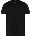 T-Shirt BOSS, Herren, Gr. M, schwarz (schwarz 002), Jersey, Obermaterial: 100%