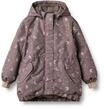 Winterjacke WHEAT "WHEAT Jacket Tove", M&auml;dchen, Gr. 98, braun (plum truffle stars),
