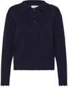 Strickpullover SAINT TROPEZ "Damen Strickpullover TristenSZ", Damen, Gr. L, blau