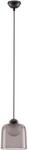 NOVA LUCE Pendelleuchte "DIONE", grau (schwarz), 1, &Oslash; 14cm H: 200cm, 1 Stk.,
