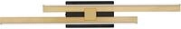 NOVA LUCE Wandleuchte "AMICA", gold (goldfarben, schwarz), 2, H: 8cm, 1 Stk.,