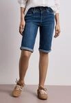 STREET ONE Bermudas "Style Jane" Slim Leg Jeans-Bermuda mit Turn-Up-Detail