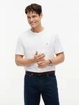 Tommy Hilfiger T-Shirt "ESSENTIAL REGULAR FIT SOLID mit Stickerei" unifarben, casual,