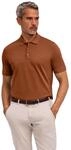 Poloshirt FALKE "Essential Cotton", Herren, Gr. XXL, braun (cappucino (5520)), Shirts