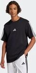 adidas Sportswear T-Shirt "ESSENTIALS 3-STREIFEN SINGLE JERSEY" mit sportlichem Stil,