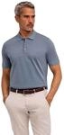 Poloshirt FALKE "Essential Cotton", Herren, Gr. L, blau (monument (6592)), Shirts
