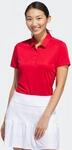 Poloshirt ADIDAS PERFORMANCE "SOLID PERFORMANCE SLEEVE F&Uuml;R DAMEN", Damen, Gr. XS,