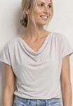 STREET ONE T-Shirt mit Wasserfallausschnitt