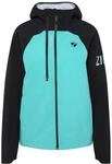 Regenjacke ZIENER "NEHLE-Z", Damen, Gr. 40, tropical teal.schwarz, Obermaterial: 100%