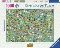 Puzzle RAVENSBURGER "Challenge, Animal Crossing", bunt, Puzzles, KinderB:70cm H:50cm,