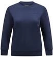Sweatshirt PEAK PERFORMANCE "W Original Small Logo Crew", Damen, Gr. XS, blau