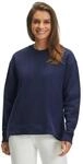 Sweatshirt FALKE "FALKE Sweatshirt", Damen, Gr. XS, blau (space blau (6116)),
