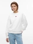 Tommy Jeans Kapuzensweatshirt "TJW BXY BADGE CREW EXT", Baumwolle,...