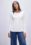 STREET ONE Langarmshirt im soften Baumwoll-Mix