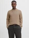 Jack & Jones Polokragenpullover "JPRBLAMILANO STITCH KNIT ZIP POLO SN"...