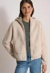 Fellimitatjacke CECIL, Damen, Gr. L (42), beige (teddy vanillewei&szlig;), Web,
