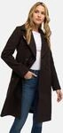 Wintermantel NAVAHOO "Wooly", Damen, Gr. S (36), braun (choco), Obermaterial: 90%