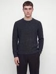 Jack & Jones Rundhalspullover "JJLUKE KNIT CREW NECK AW26" Materialmix, regular fit