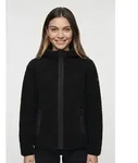 Kapuzenfleecejacke CMP "WOMAN JACKET FIX HOOD", Damen, Gr. 36, schwarz (nero),