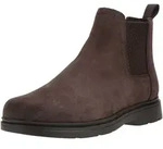 Stiefelette GEOX "Geox Stiefelette Veloursleder/Textil", Herren, Gr. 42, dunkelbraun,