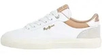 Schn&uuml;rschuh PEPE JEANS "Trainer KENTON COURT W", Damen, Gr. 42, wei&szlig; (golden...