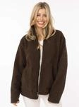 Zwillingsherz Sweatjacke ""Zip Jacke Stick"" Stehkragen, aufgesetzte Taschen,...